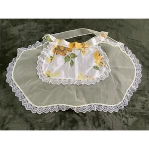 Set / 2 vintage Tie Back Kitchen Aprons